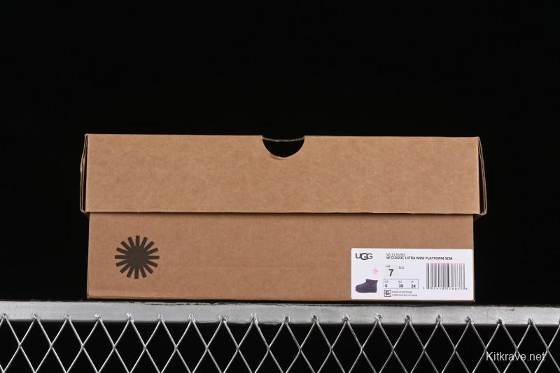 UGG Classic Ultra Mini Platform 3CM Wool Blend Mini Short Boots - 1135092