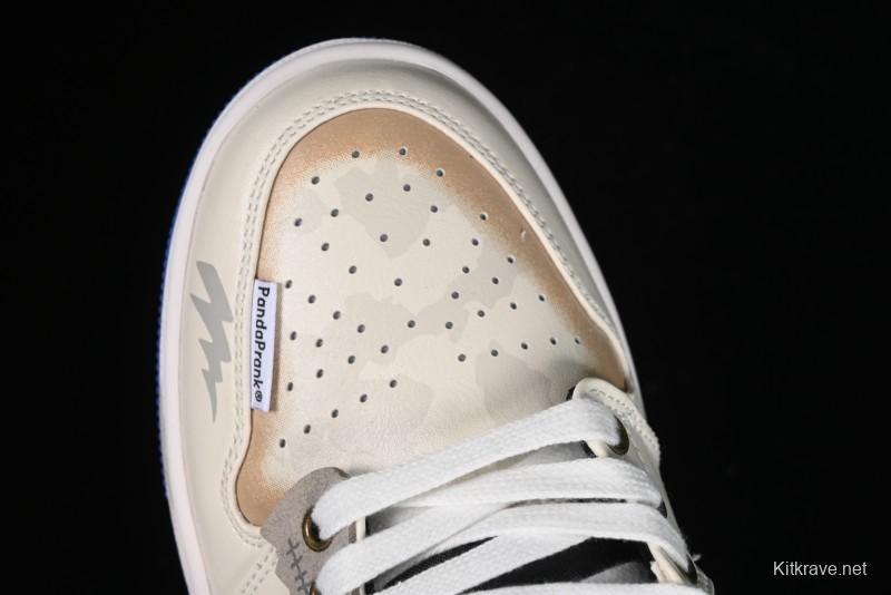 Nike Air Jordan 1 Low Retro Basketball Shoes Panda Mischief Pioneer Rider - 553560-140