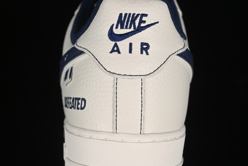 Nike Undefeated x Air Force 1 Low Casual Sneakers in Dark Blue Hemp with Reflective Details - UT2023-205