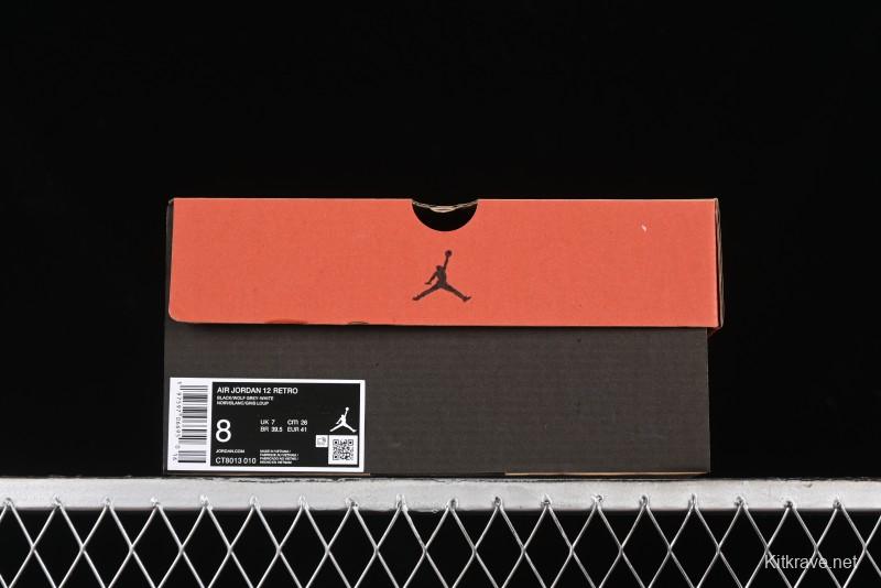 Nike Air Jordan 12 Retro Basketball Shoes in Wolf Grey - CT8013-010