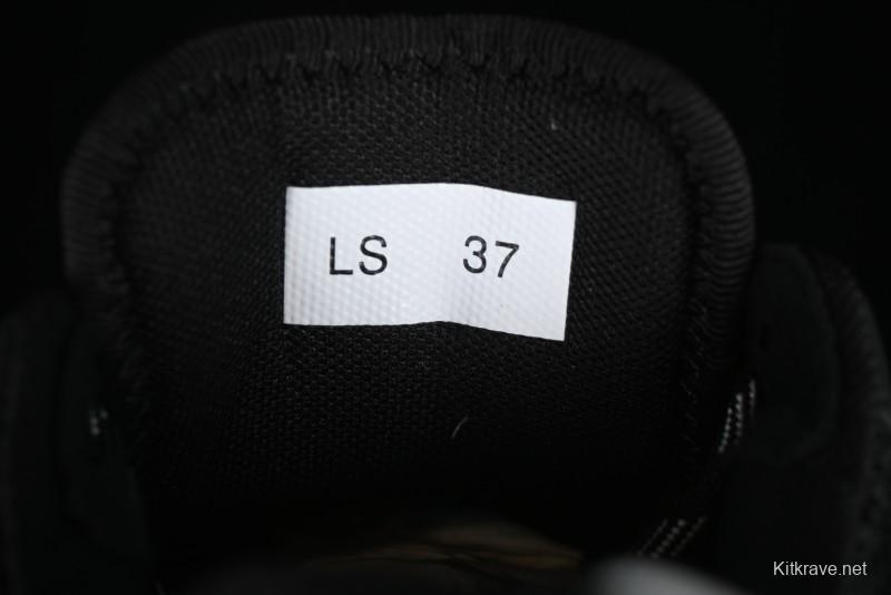 Dior Chrono Round Toe Lace-Up Lifestyle Casual Running Sneakers - 6865 BLACK WHITE