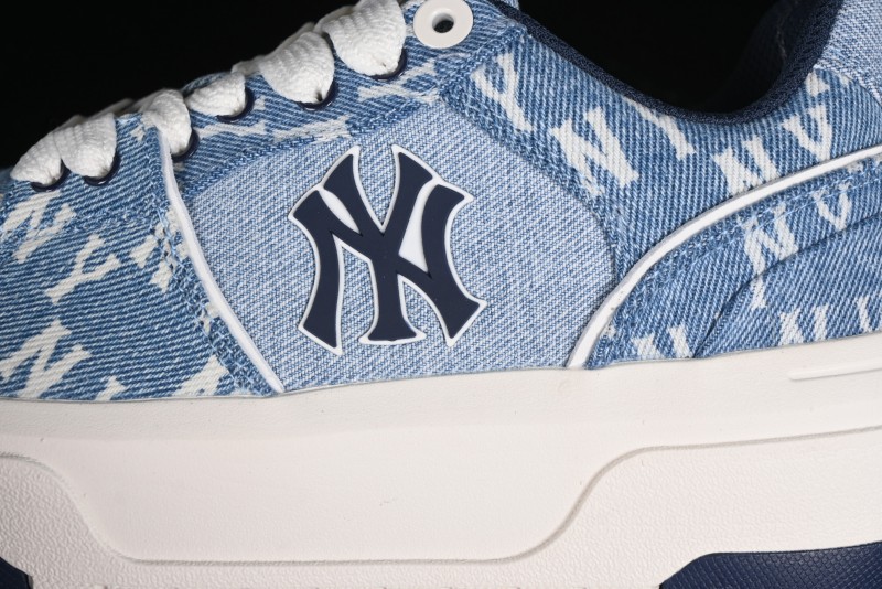 New York Yankees MLB Chunky Liner Denim Basic Platform Sandals - 3ASXCDC4N50BLS
