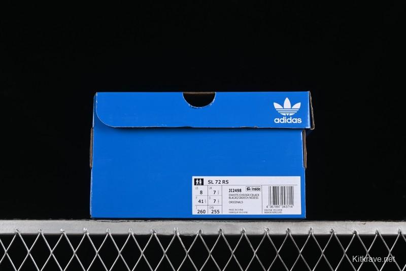 Adidas Originals SL 72 RS Retro Running Shoes with Ecotex Tongue and EVA Midsole - JI2498