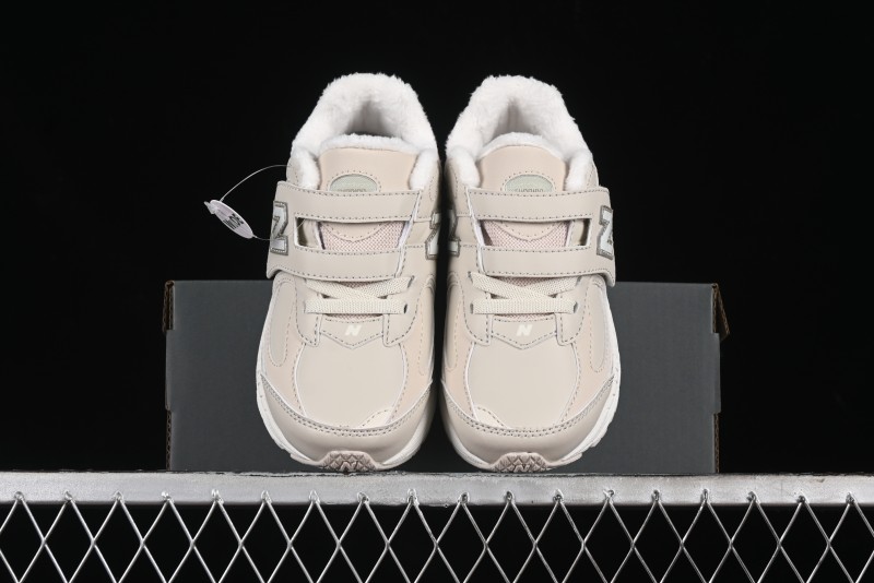 New Balance 2002R Series Hook and Loop Kids Shoes with Fleece Lining - PV2002TM