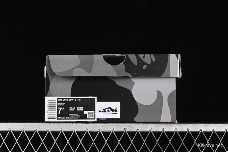 Nike SB Dunk Low Supreme x Bape Collaboration Anniversary Edition Custom Low-Top Casual Sneakers - SJ1089-018