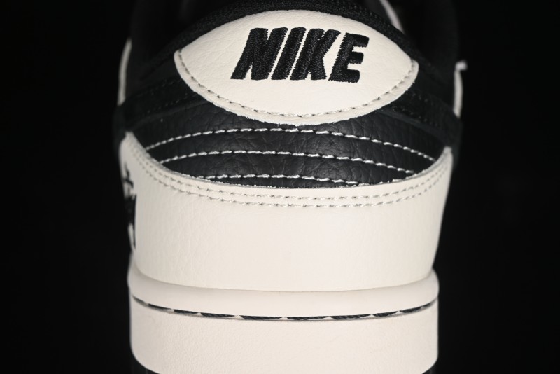 Nike SB Dunk Low Stussy Collaboration - Anniversary High-End Custom Low-Top Casual Sneakers - XY1688-016