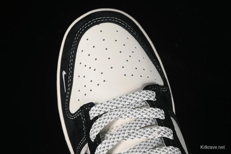 Nike SB Dunk Low Stussy Collaboration - Black Wukong Anniversary High-End Custom Low-Top Casual Sneakers - XX2025-555