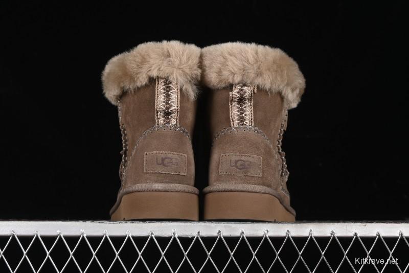 UGG Classic Mini Alpine Shearling Lined Snow Boots - 1158251