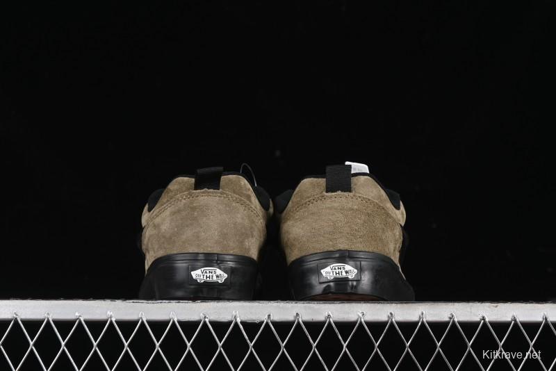 Vans Knu Skool DR Black Green New Series Chunky Sneakers - VN000CZU0BP