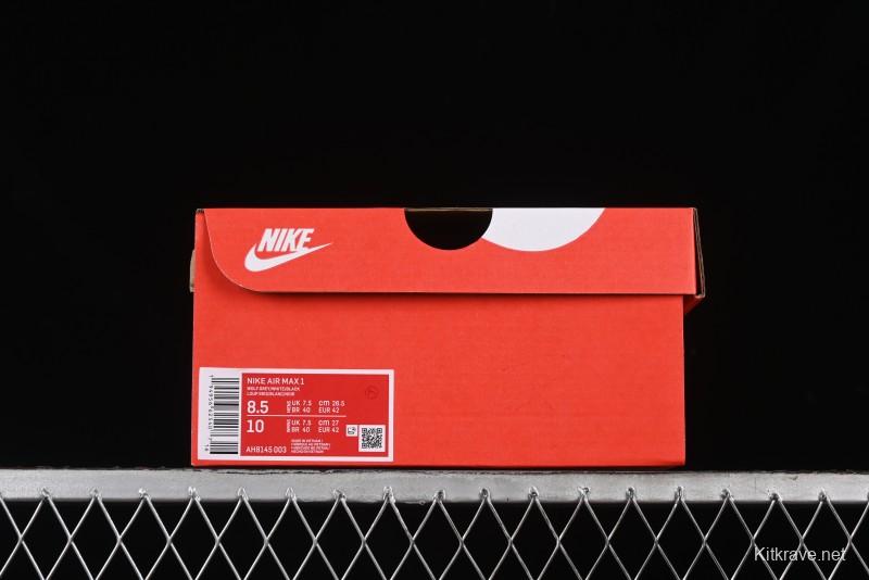 Nike Air Max 1 Retro Running Shoes with Half-Sole Air Cushion - AH8145-003