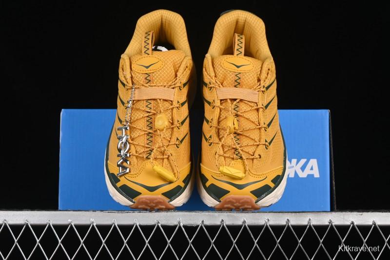 Hoka Mafate Three 2 Ultra-Lightweight Cushioned Trail Running Shoes - 1141572 GLW