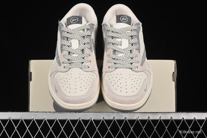 Nike Travis Scott x Fragment Design x Air Jordan 1 Low OG SP Sneakers - JH6088-612