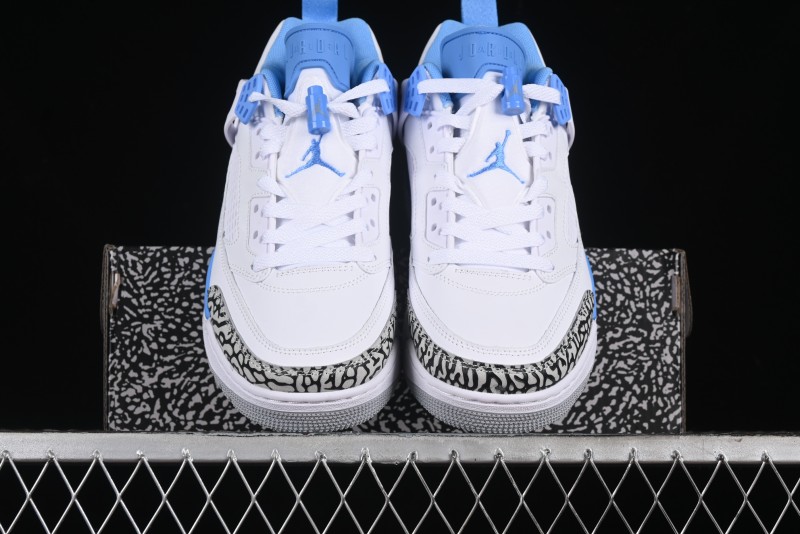 Nike Jordan Spizike Low AJ Hybrid Design Sneakers with Cracked Leather and Multi-Element Fusion - FQ1759-141