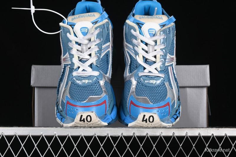 Balenciaga Runner Kith Four Color Retro Casual Shoes - WRNMT4896