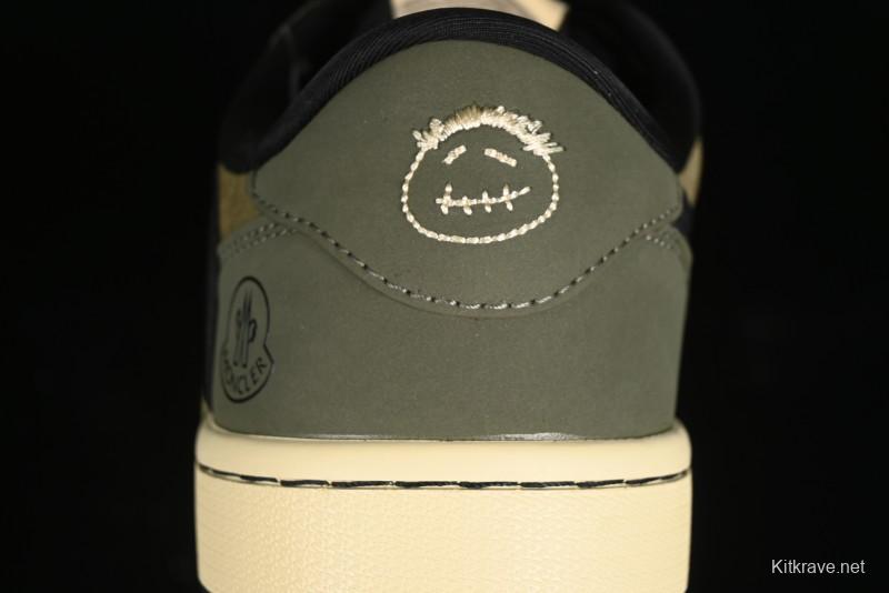 Nike Travis Scott x Fragment Design x Air Jordan 1 Low OG SP AJ1 Sneakers - CH6336-007