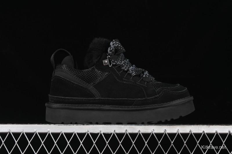 UGG Classic Ultra Mini Mel Dual-Color Lace-Up Low-Top Casual Shoes - 1144032