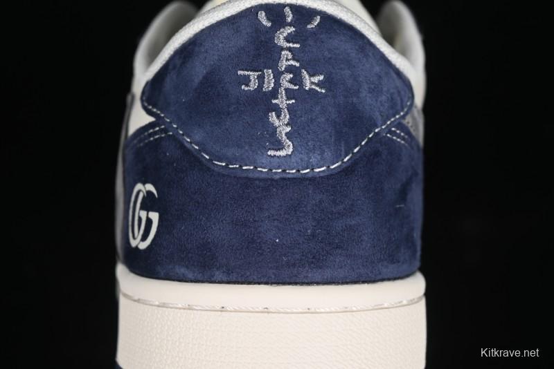 Nike Travis Scott x Fragment Design x Air Jordan 1 Low OG SP AJ1 Gucci Collaboration - XY2688-109