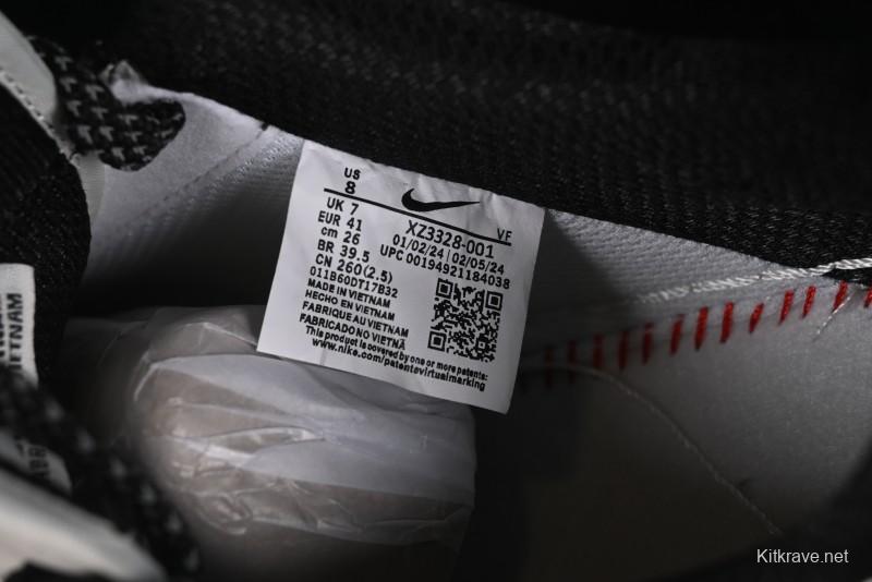 Nike Air Force 1 '07 Low Stussy Collaboration - White Black Low-Top Casual Sneakers - XZ3328-001