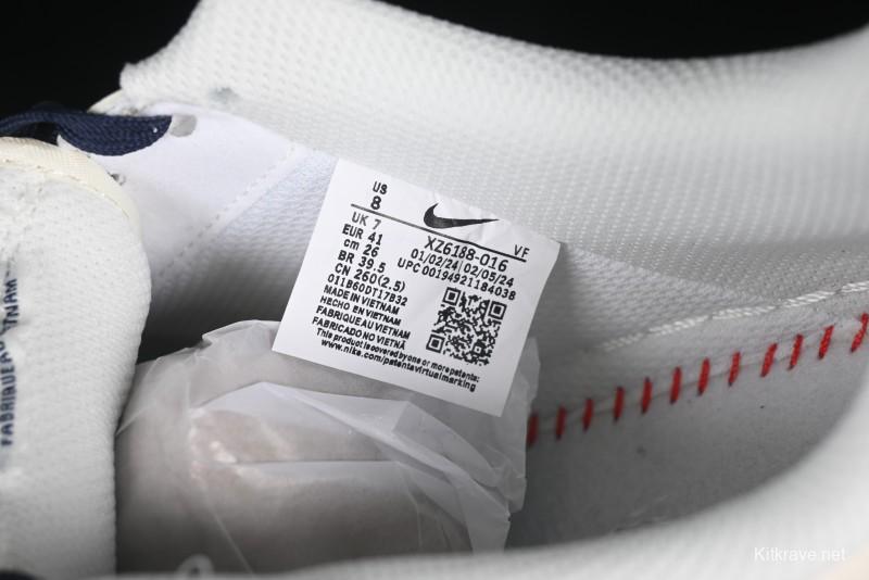 Nike Air Force 1 '07 Low The North Face Collaboration - White Blue Red Casual Sneakers - XZ6188-016