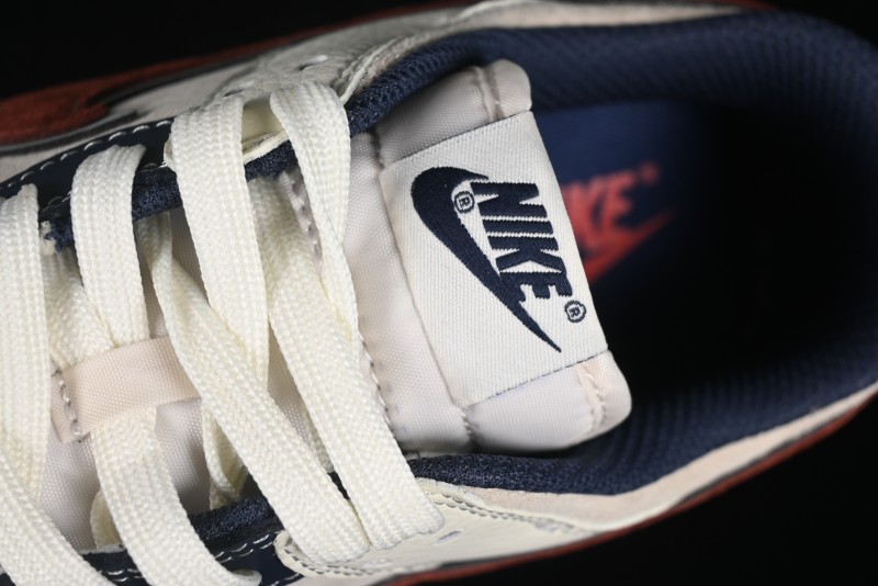 Nike SB Dunk Low The North Face Collaboration - Two-Tone Red Brown Swoosh Anniversary Custom Low-Top Casual Skate Shoes - DJ2024-036