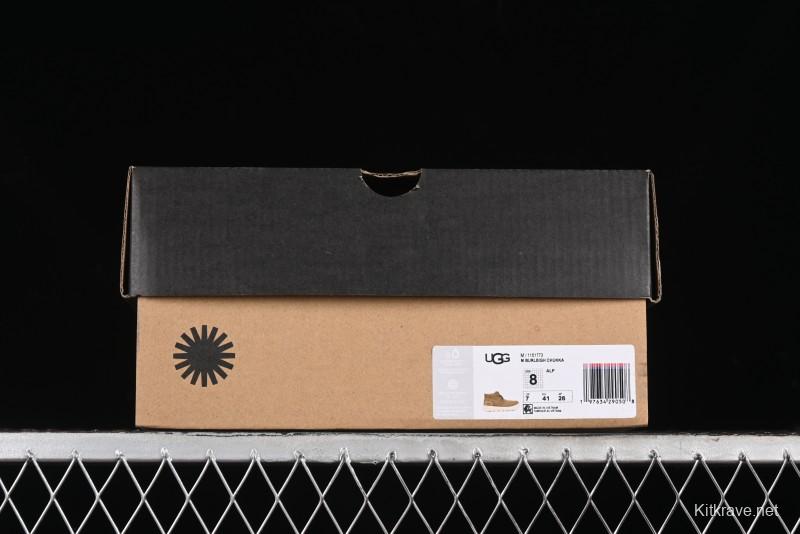 UGG Burleigh Chukka Comfort Flat Lace-Up Round Toe Casual Boots - 1151773