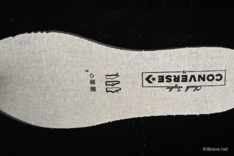 Converse Chuck 1970s Winter Waterproof Leather High-Top Sneakers with Gold Eyelets and Fleece Lining - A12443C