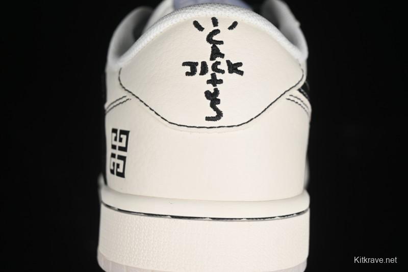 Nike Travis Scott x Fragment Design x Air Jordan 1 Low OG SP AJ1 Low Top Casual Sneakers - XY2688-111