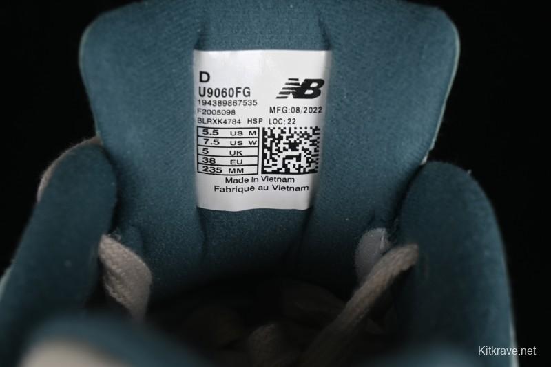 New Balance Joe Freshgoods NB9060 Retro Casual Running Sneakers with ABZORB Cushioning - U9060FG