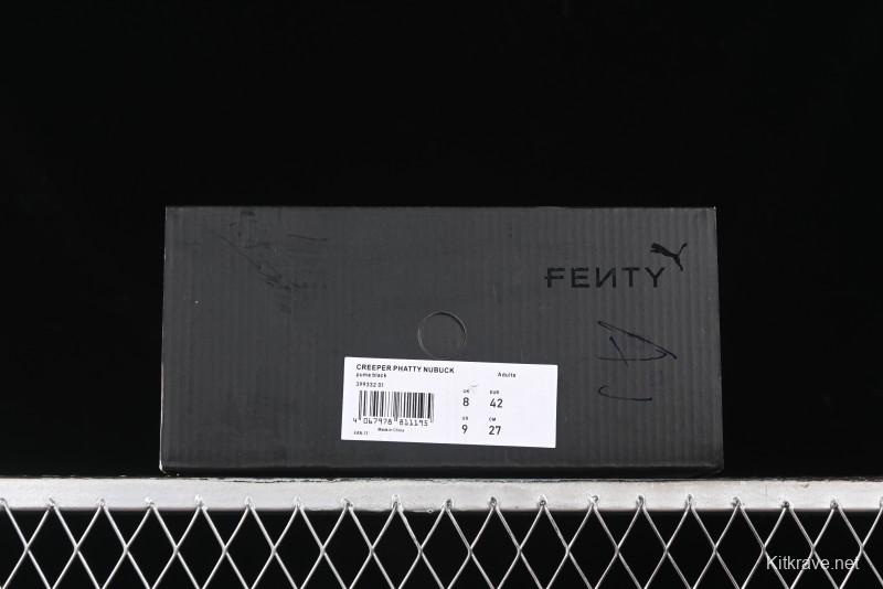 Fenty x Puma Creeper Phatty Low-Top Casual Sneakers with Comfortable and Breathable Design - 399332-01