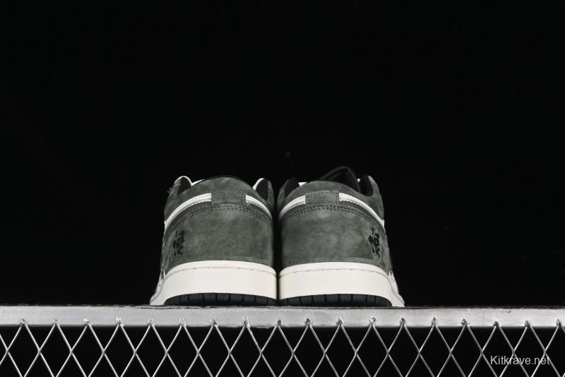 Nike Air Jordan 1 Low Retro Basketball Shoes Custom Wukong Edition - DC2024-031