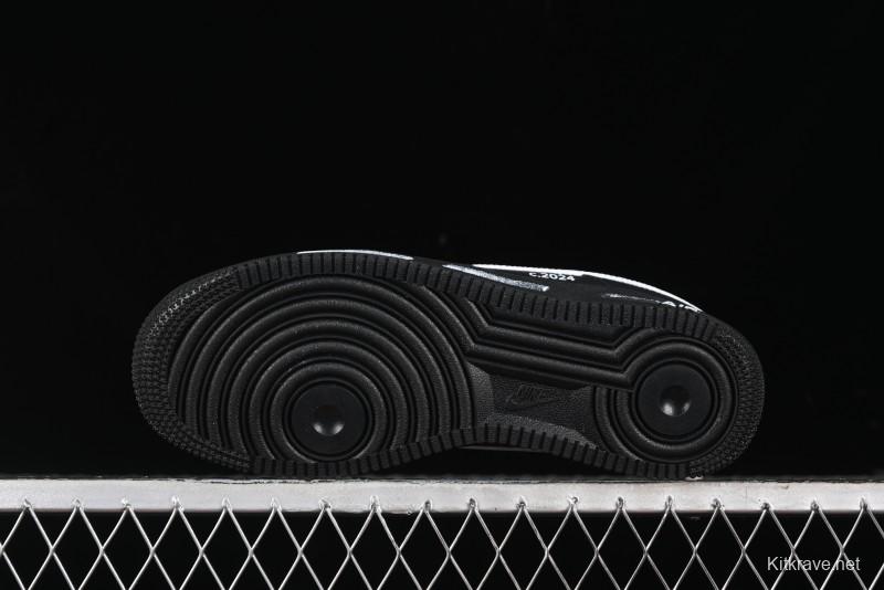 Nike Air Force 1 '07 Low Graffiti White Black Casual Sneakers - CW2288-017