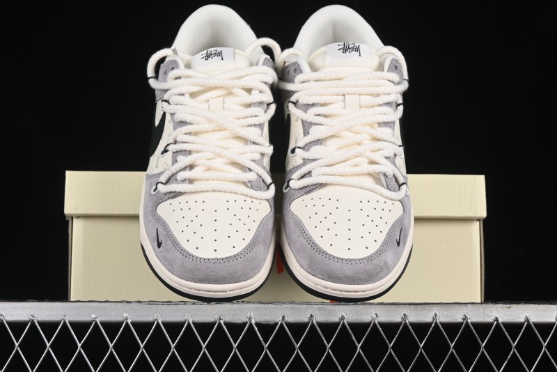 Nike SB Dunk Low Stussy Anniversary Edition Customized Low-Top Casual Skate Shoes - SJ2068-293