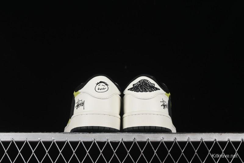 Nike Travis Scott x Fragment Design x Air Jordan 1 Low OG SP AJ1 Retro Sneakers - JH6089-002