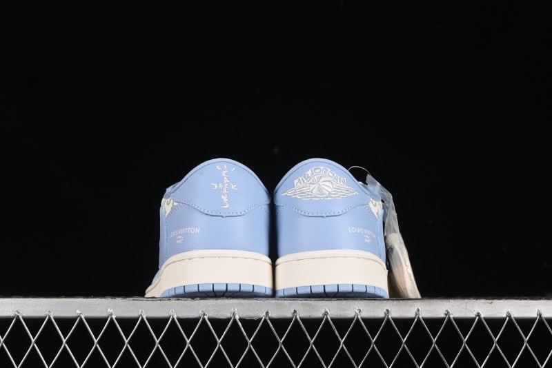 Nike Travis Scott x Fragment Design x Air Jordan 1 Low OG SP AJ1 University Blue - LX1988-104