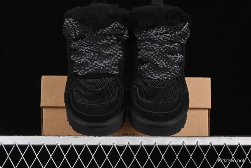 UGG Classic Ultra Mini Mel Dual-Color Lace-Up Low-Top Casual Shoes - 1144032