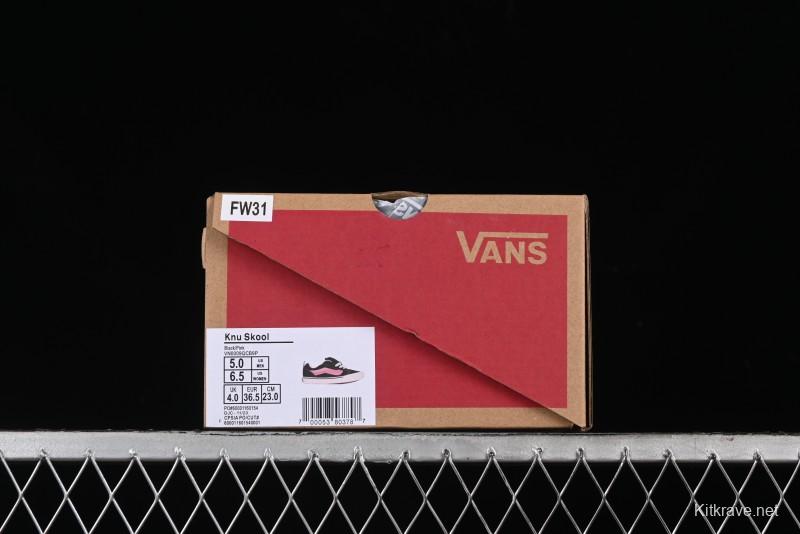 Vans Classics Knu Skool Retro Sneakers with Enlarged Toe & Thickened Tongue - VN0009QCB9P