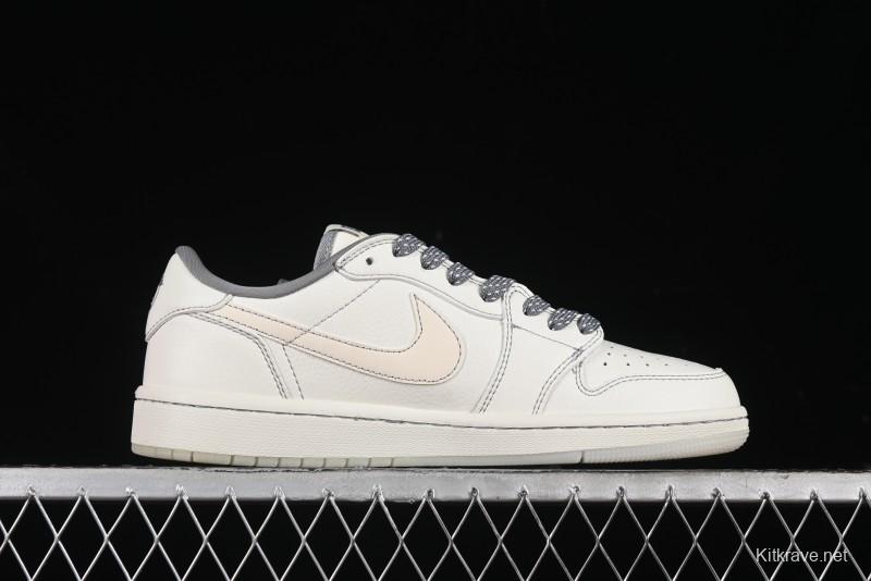 Nike Travis Scott x Fragment Design x Air Jordan 1 Low OG SP AJ1 Supreme Collaboration - CH6336-011