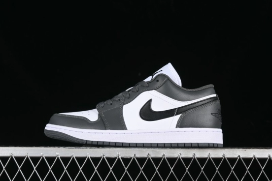 Nike Air Jordan 1 Low Iron Grey Casual Sneakers - 553558-152