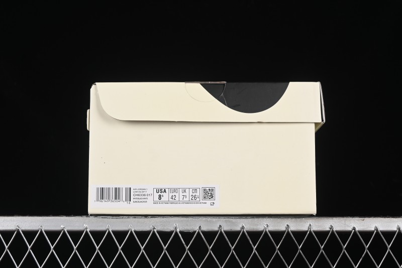 Nike Travis Scott x Fragment Design x Air Jordan 1 Low OG SP AJ1 Retro Sneakers - CH6336-017
