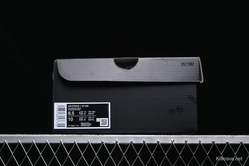 Nike Air Force 1 '07 Low Stussy Collaboration - Crystal Milk Coffee Low-Top Casual Sneakers - IF1686-101