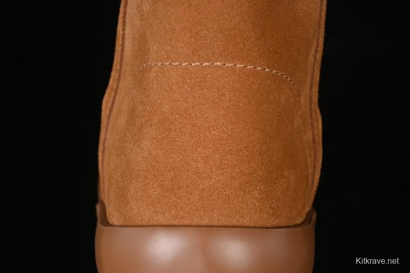 Bottega Veneta Snap Round Toe Slip-On Ankle Snow Boots - 578321