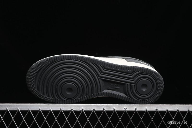 Nike Air Force 1 '07 Low Stussy Collaboration - Light Bone Shadow Low-Top Casual Sneakers - DF0180-008