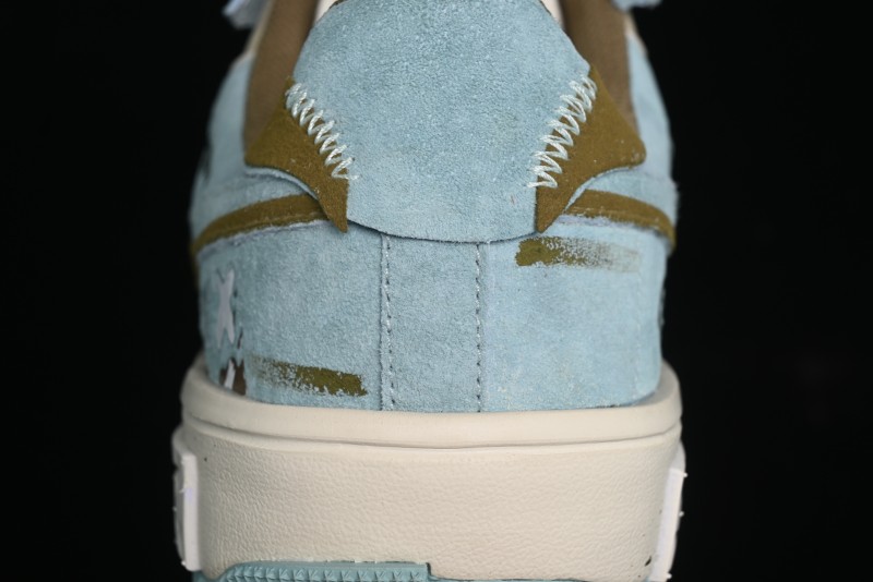 Nike Air Force 1 Fontanka Low Top Casual Sneakers Enjoy Life Custom Design - CW6688-508