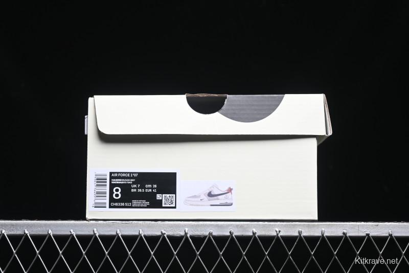 Nike Air Force 1 '07 Low Moncler Collaboration - Light Blue & Pigment Dyed Two-Tone Low-Top Casual Sneakers - CH6336-512