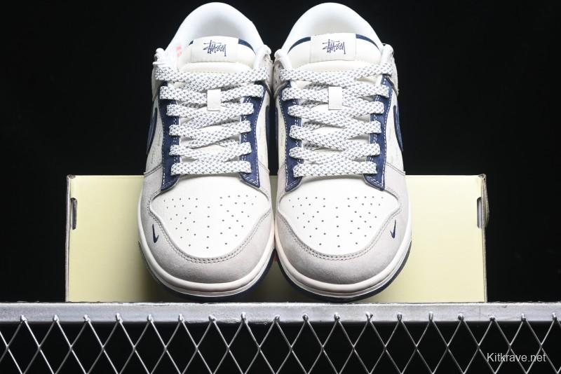 Nike SB Dunk Low Stussy Anniversary Custom Low-Top Casual Skate Shoes - FC1688-197