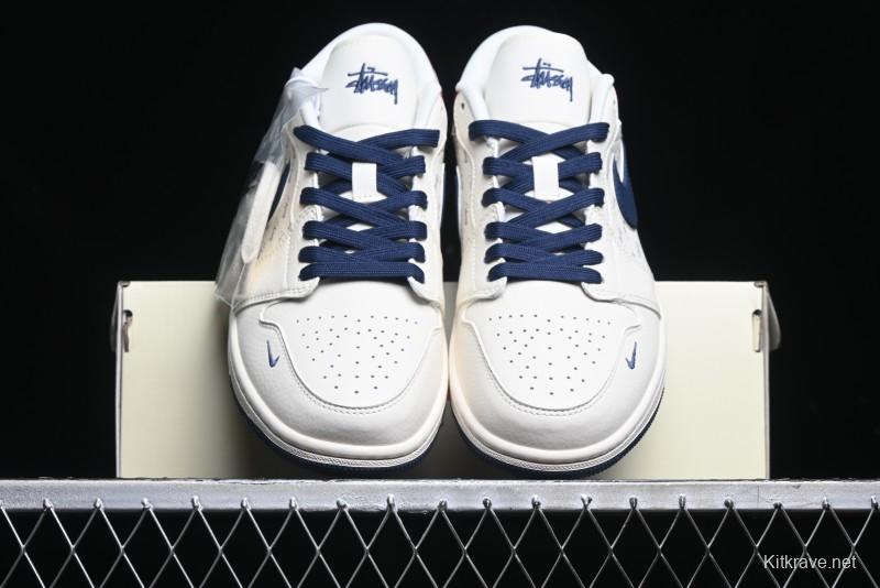 Nike Air Jordan 1 Low AJ1 Stussy Collaboration - Retro Basketball Shoes - XX3318-566