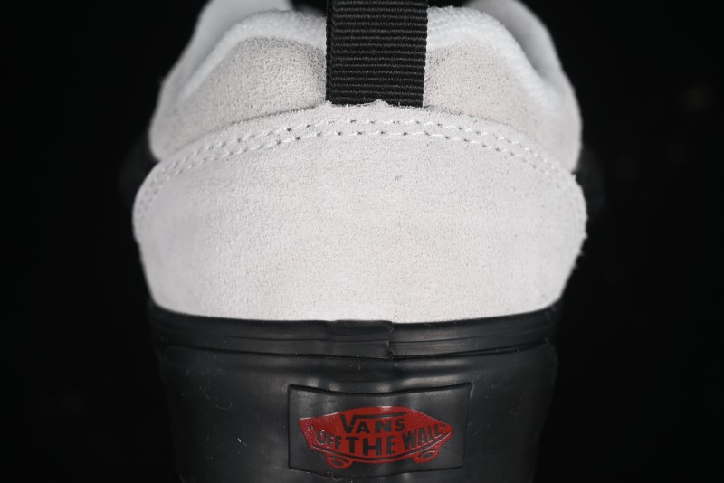 Vans Knu Skool Halloween White Black Low Top Retro Casual Vulcanized Slip On Shoes - VN0009QCSWE