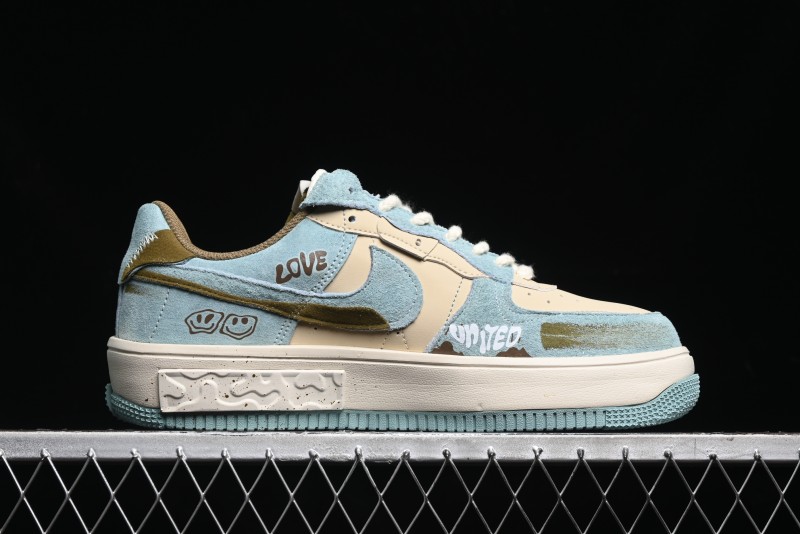Nike Air Force 1 Fontanka Low Top Casual Sneakers Enjoy Life Custom Design - CW6688-508