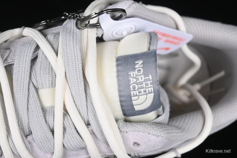 Nike Air Force 1 '07 Low The North Face Collaboration Silver Swoosh Drawstring Casual Sneakers - DM6688-016