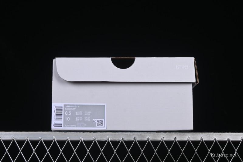 Nike Air Force 1 '07 Low Casual Sneakers with Full-Length Air Cushion - FJ4146-003